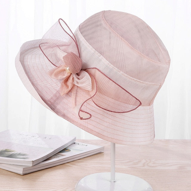 Women's Summer Silk Sun Hat