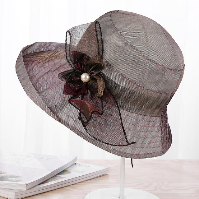Women's Summer Silk Sun Hat