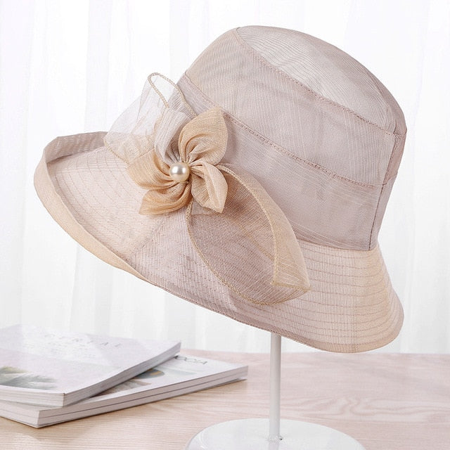 Women's Summer Silk Sun Hat