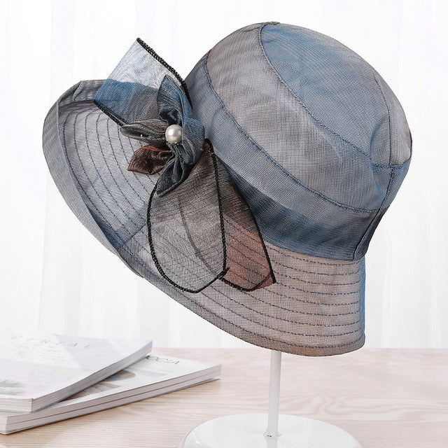 Women's Summer Silk Sun Hat