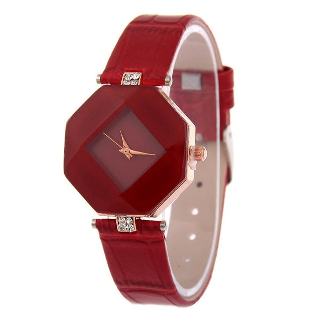 Crystal Leather Quartz Wristwatch  for Ladies - MARJA MALL