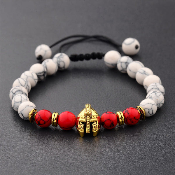 Roman Knight Spartan Warrior Gladiator Helmet Bracelet