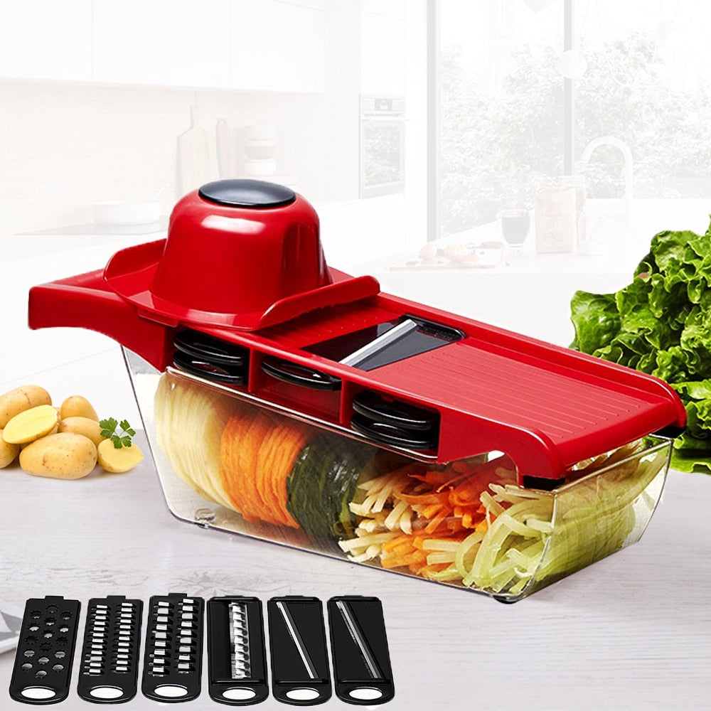Mandoline Slicer Vegetable Cutter with Stainless Steel Blade Manual - MARJA MALL