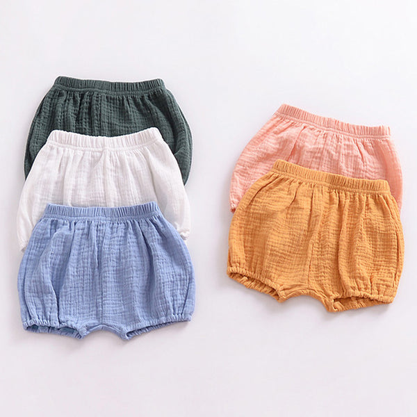 Shorts Linen Cotton For Kids 0-4Y