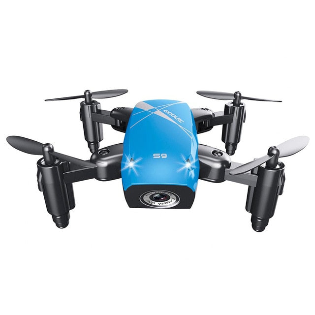 Blue Mini Drone Helicopter With HD Camera