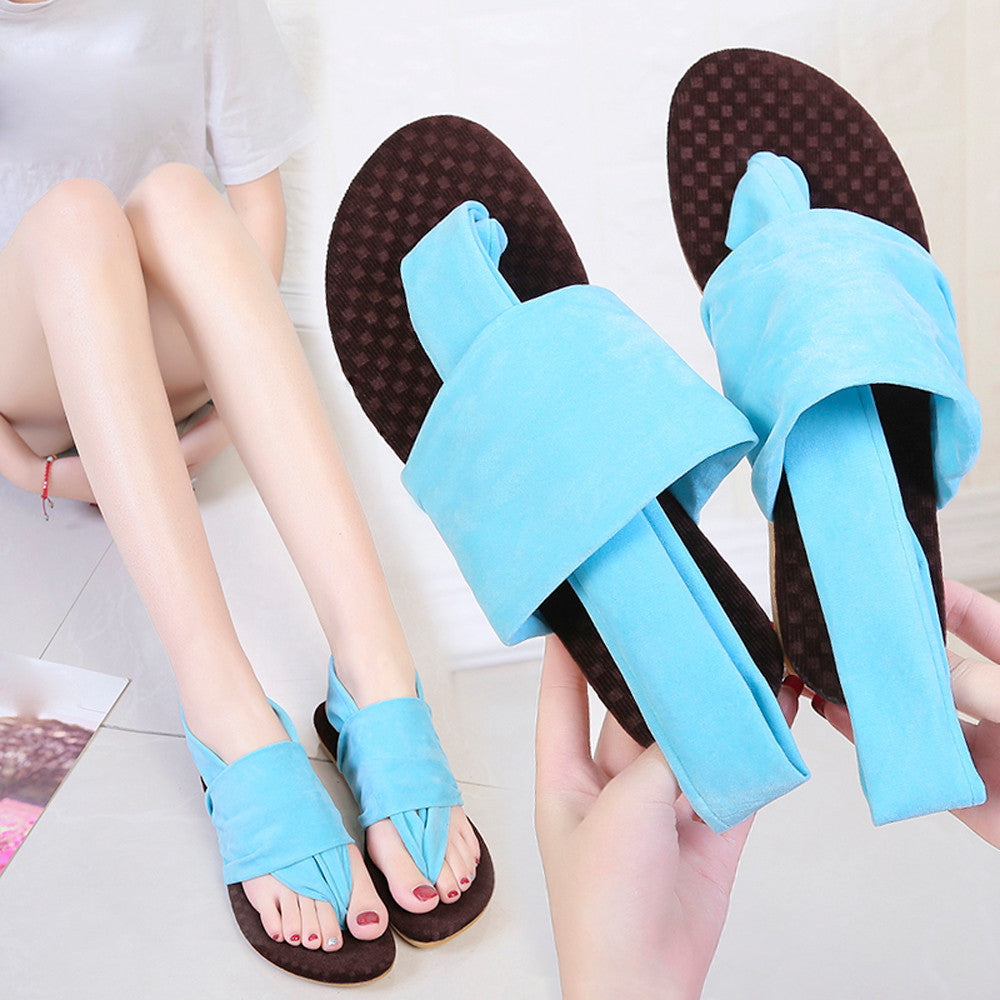 Flats Footwear Beach Flip-Flop Shoes for Women - MARJA MALL