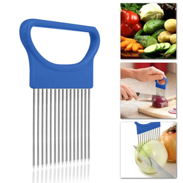 Silicone Rubber Vegetables Slicer with Cutting Aid Holder