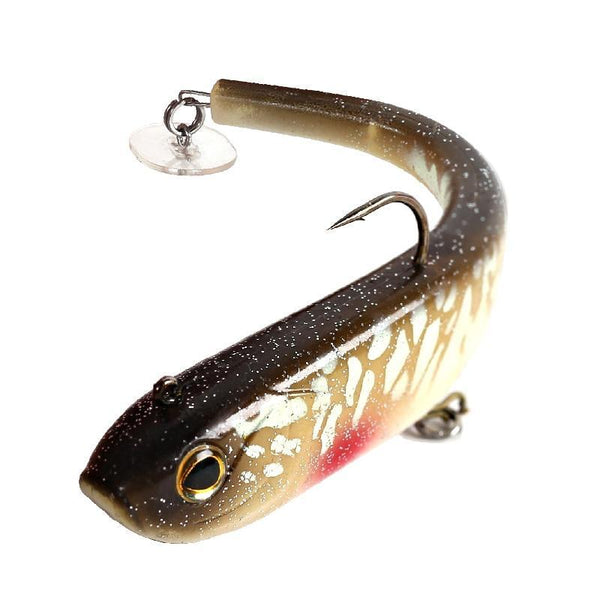 Soft Bait Wobblers With Plastic Plate