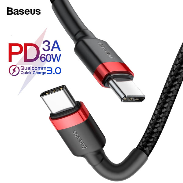 Fast Charger Cord USB-C Type-C Cable